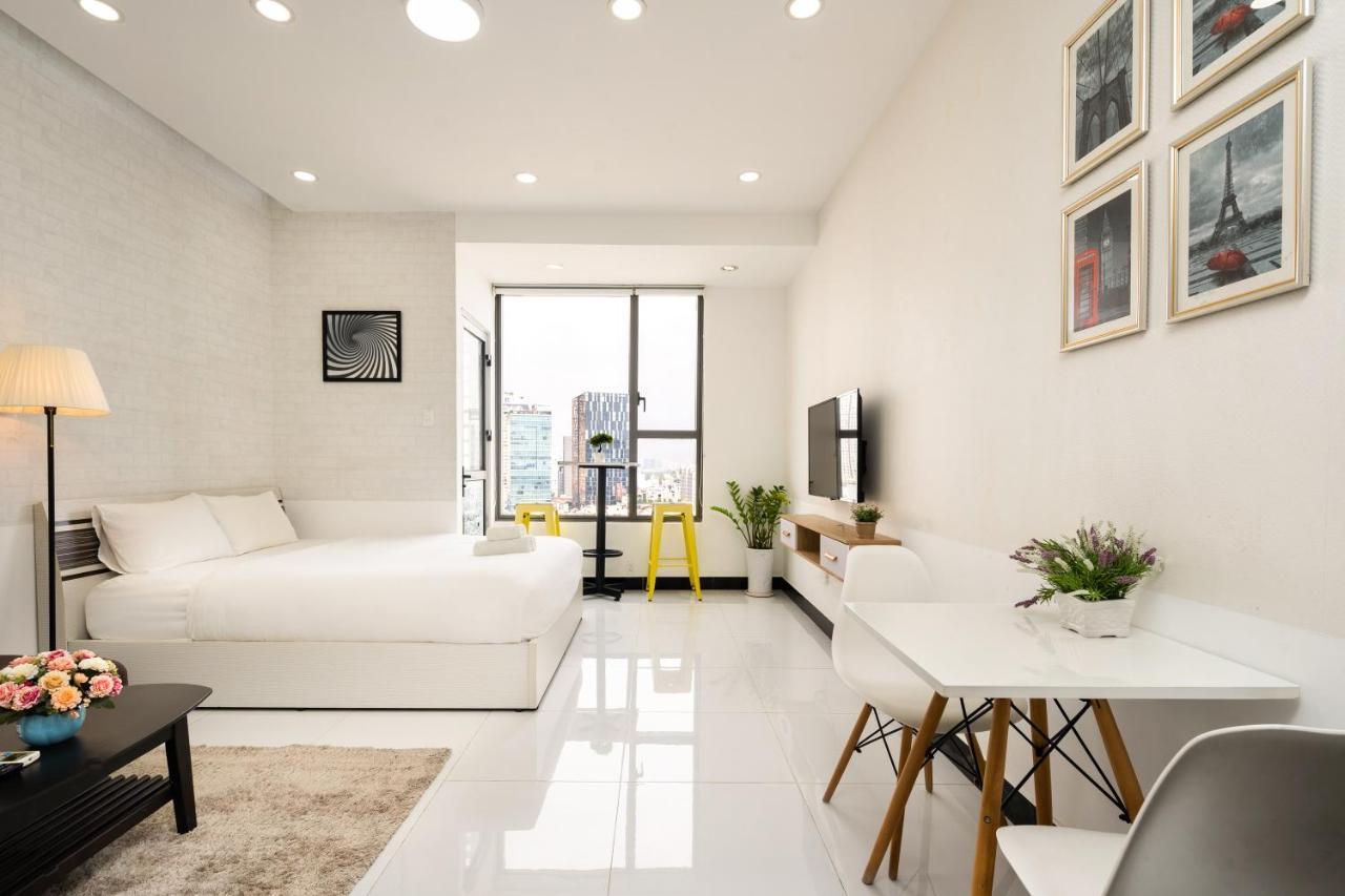 Chau Apartments - Infinity Pool- Ben Thanh Ho-Chi-Minh-Stadt Exterior foto