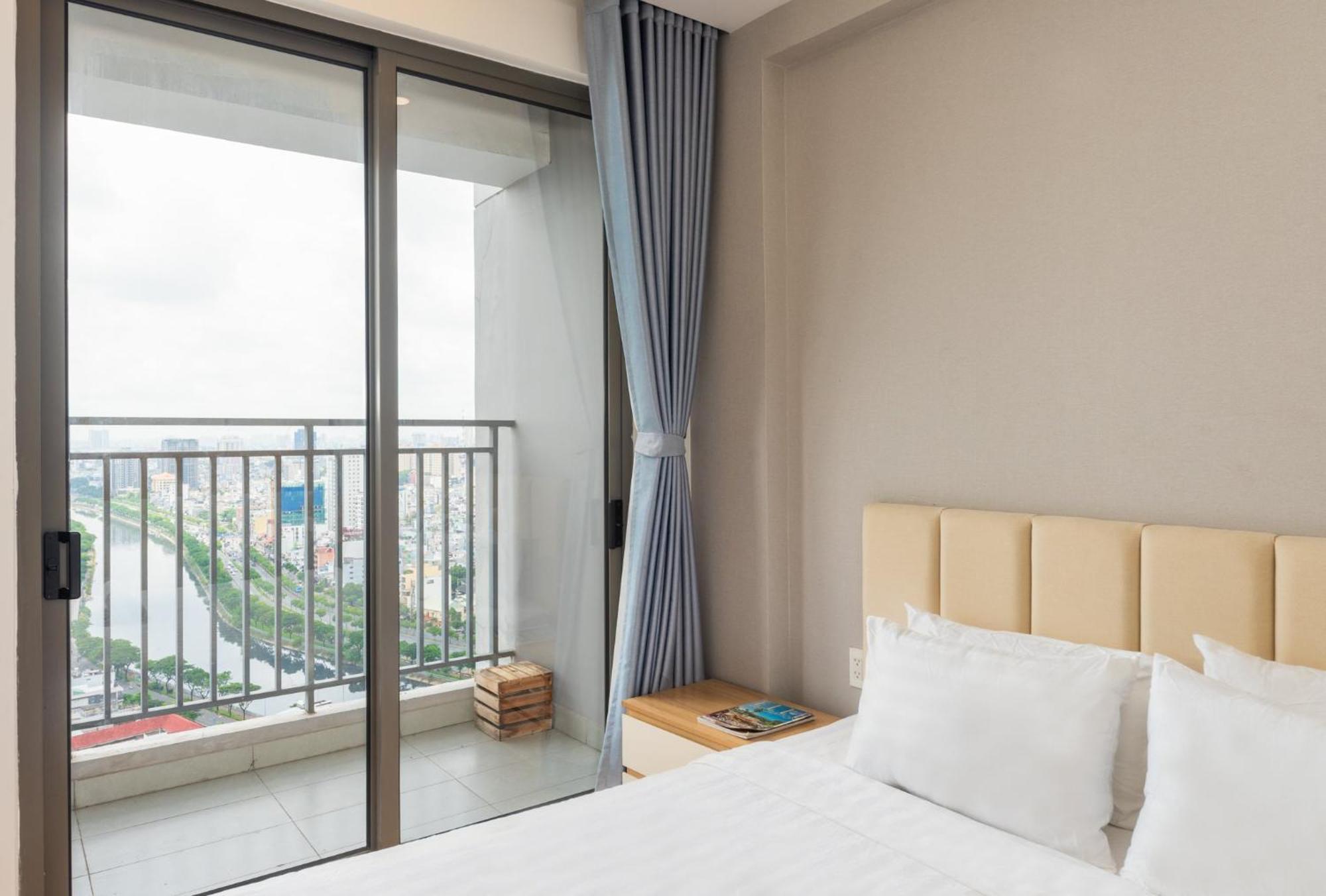 Chau Apartments - Infinity Pool- Ben Thanh Ho-Chi-Minh-Stadt Exterior foto