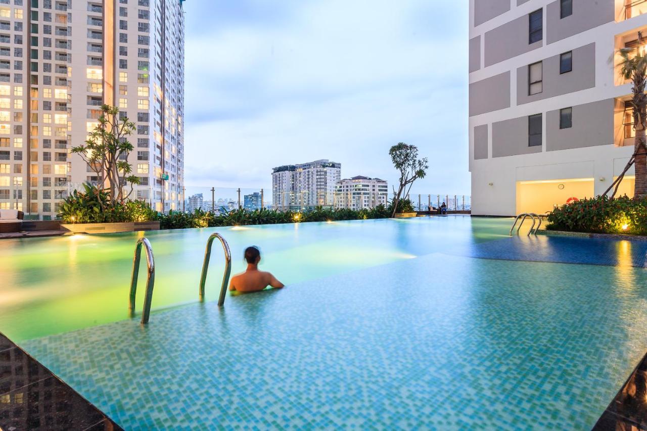 Chau Apartments - Infinity Pool- Ben Thanh Ho-Chi-Minh-Stadt Exterior foto
